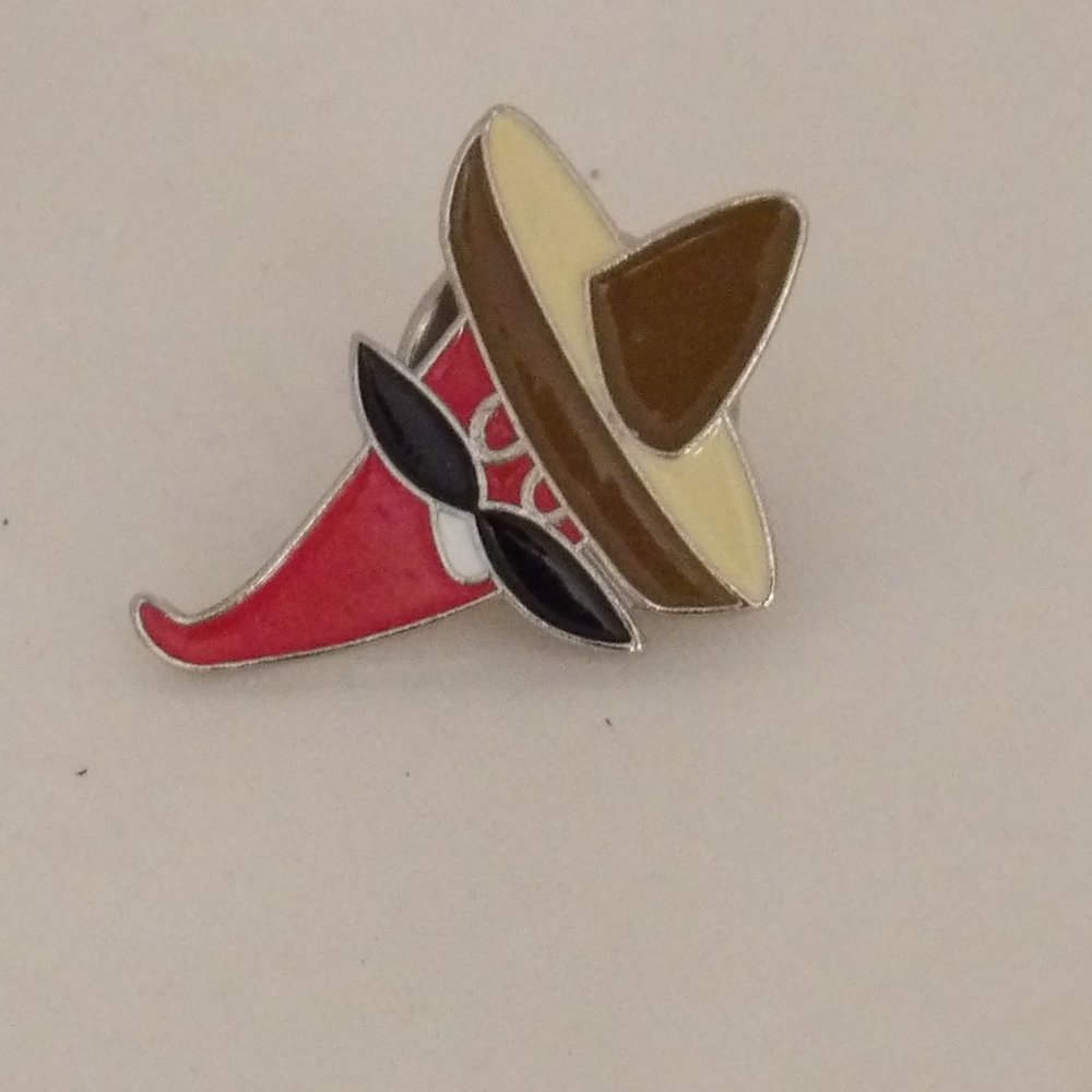 Red Hot pepper with a hat